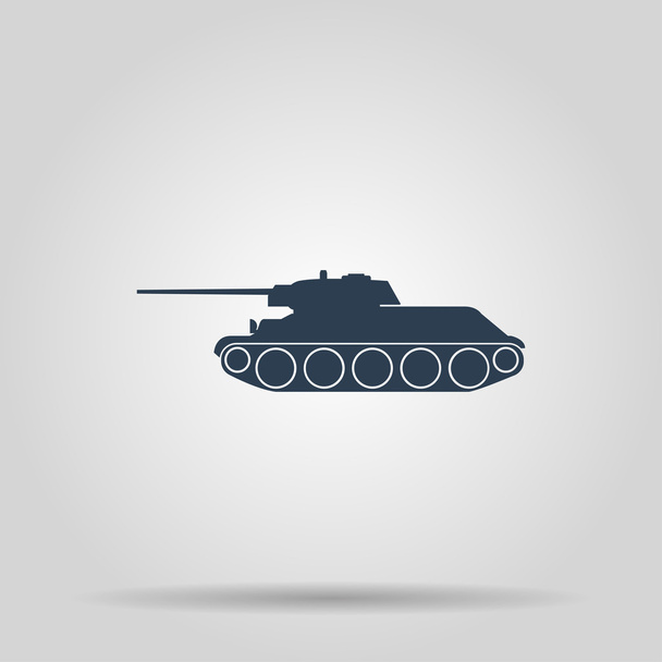 Tank icon. Vector concept illustration for design - Вектор,изображение