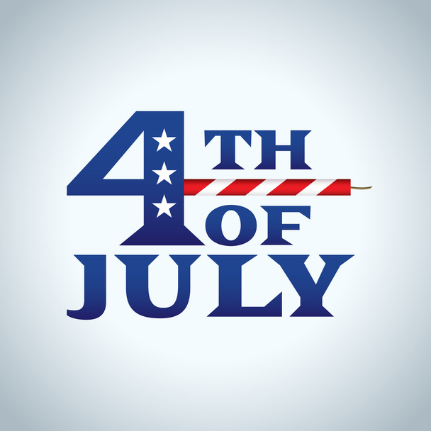 4th of July Icon Illustration - Vector, Image