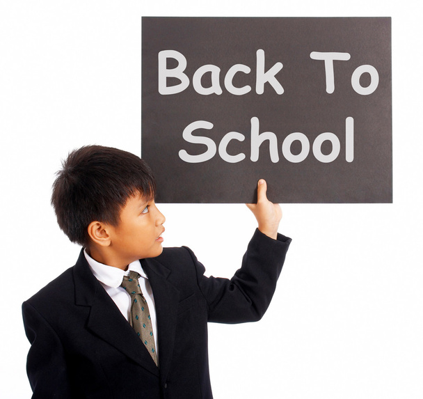 Signe de retour à l'école comme symbole d'éducation
 - Photo, image