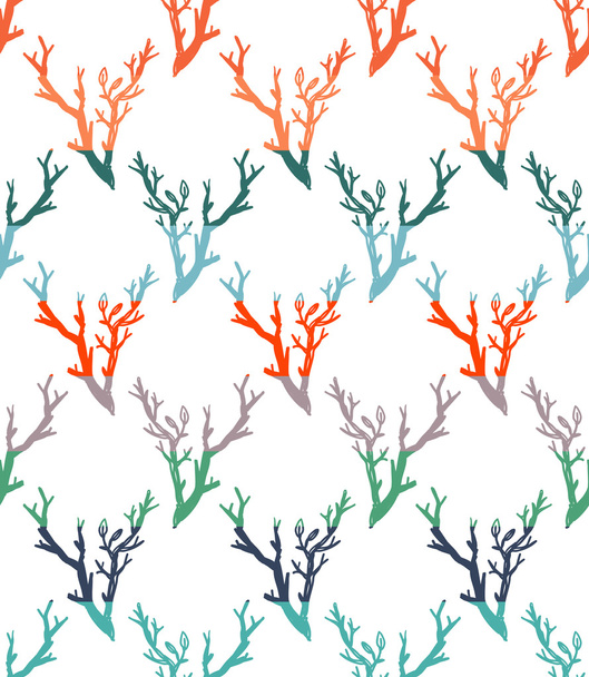 seamless twig pattern - Vektor, Bild