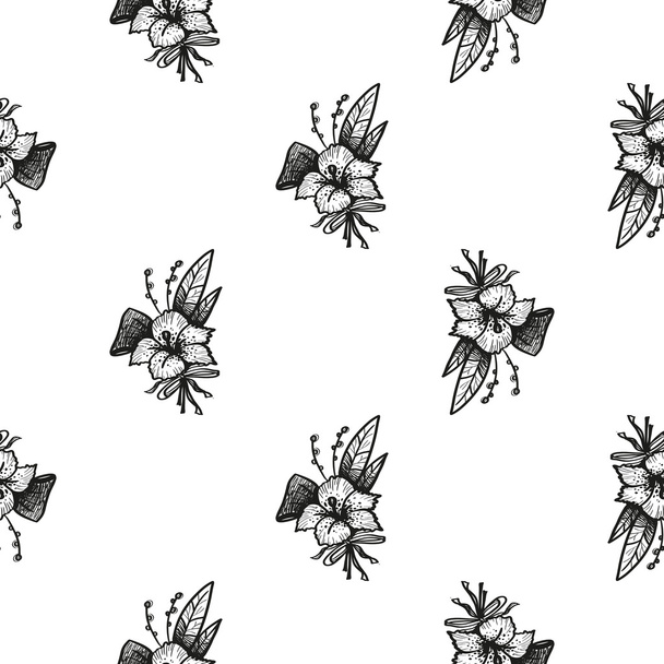 Seamless floral pattern - Vecteur, image