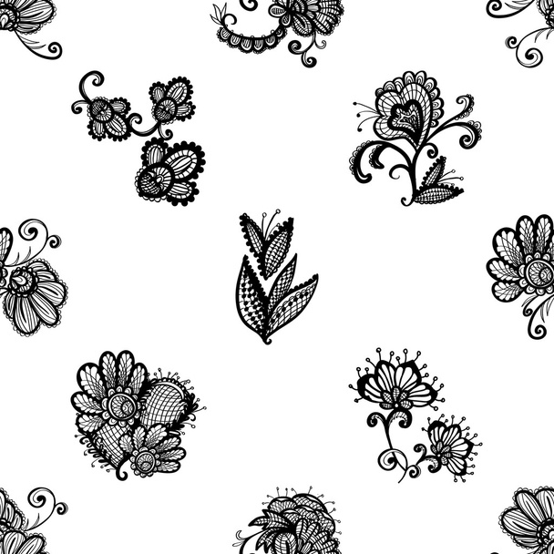 Seamless floral background - Вектор, зображення
