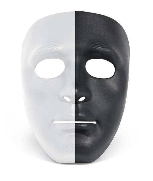 demi masque noir et blanc
 - Photo, image