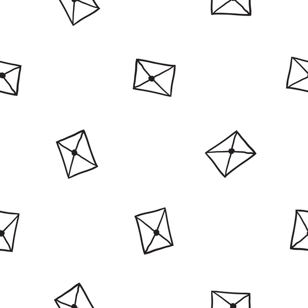 seamless envelope pattern - Vector, afbeelding