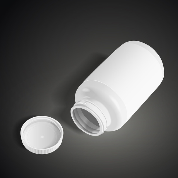 blank medicine bottle - Vektor, Bild
