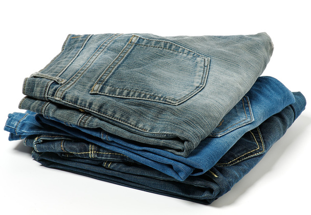 Stack of jeans - Foto, Bild