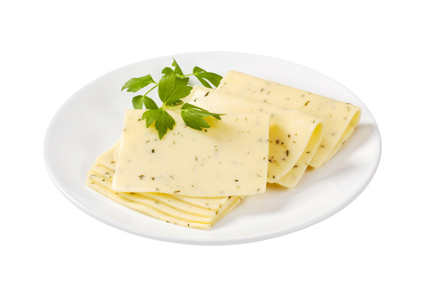 ince dilimlenmiş peynir - Fotoğraf, Görsel