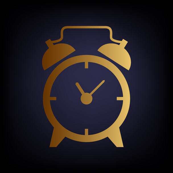 Alarm clock sign - Vector, Image
