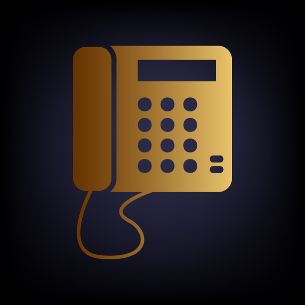 Communication or phone sign - Vector, Image