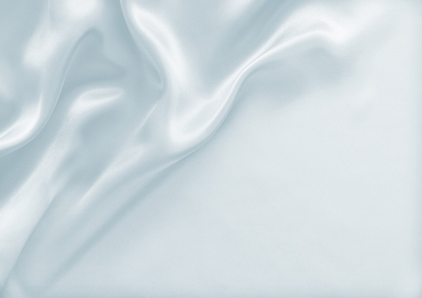 Smooth elegant grey silk or satin texture as background - Fotoğraf, Görsel