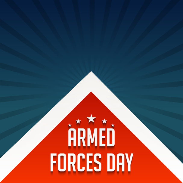 Armed forces day. - Vector, Image