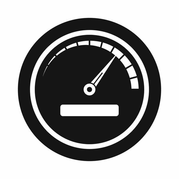 Speedometer icon in simple style - Vektör, Görsel
