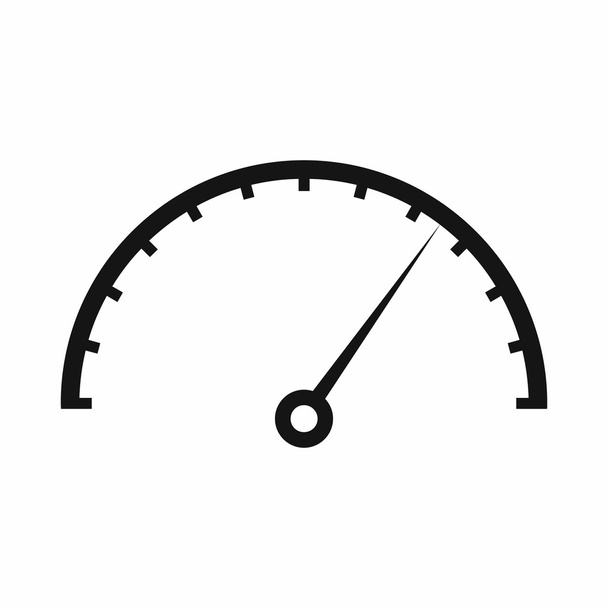 Speedometer icon in simple style - Wektor, obraz