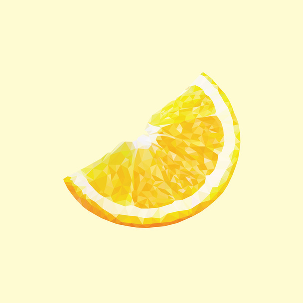 Egy narancs vagy citrom - Vektor, kép