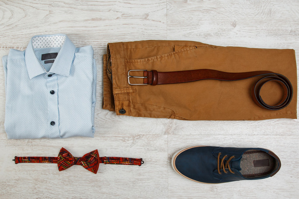 Male clothes and accessories  - Foto, Imagem