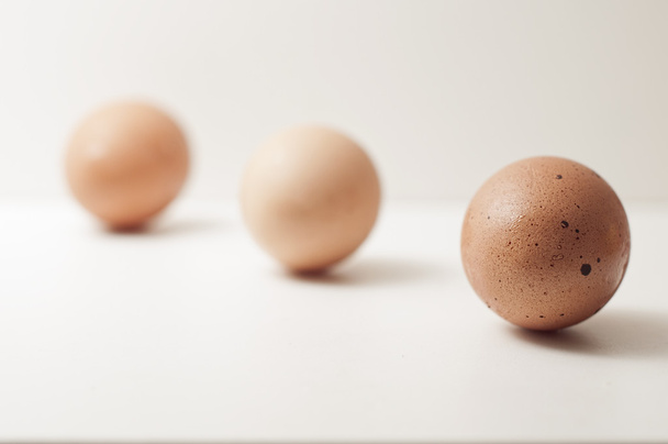 eieren geïsoleerd op whute  - Foto, afbeelding