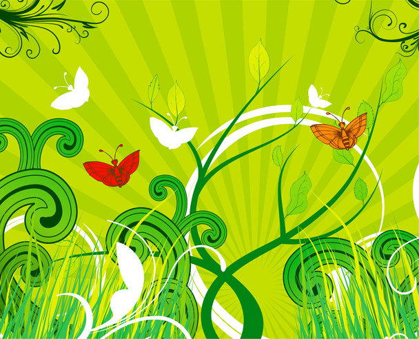 Abstract spring background - Vettoriali, immagini