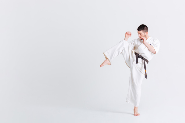 Male fighter in kimono - Fotografie, Obrázek