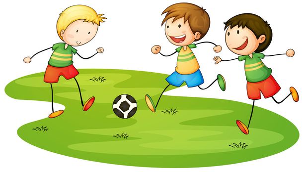 Дети спорта
 - Вектор,изображение