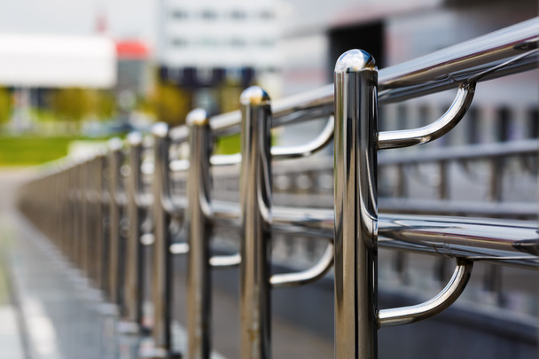 Chromium metal railings - Photo, Image