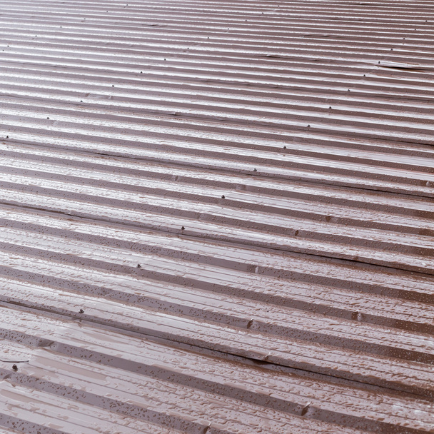 hnědá střecha plech - Fotografie, Obrázek