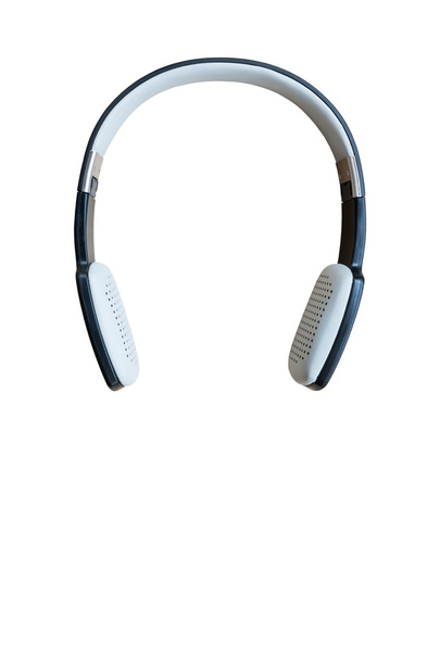  Casque Bluetooth isolé sur fond blanc avec chemin de coupure
 - Photo, image