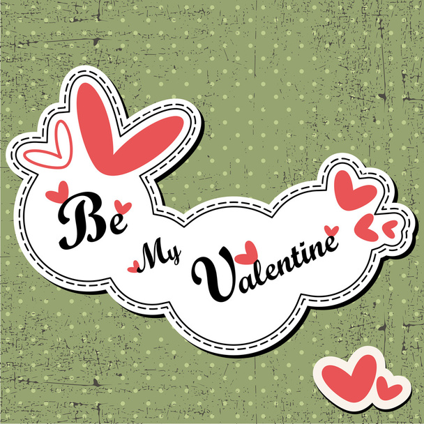 Valentine Day card - Vektor, Bild