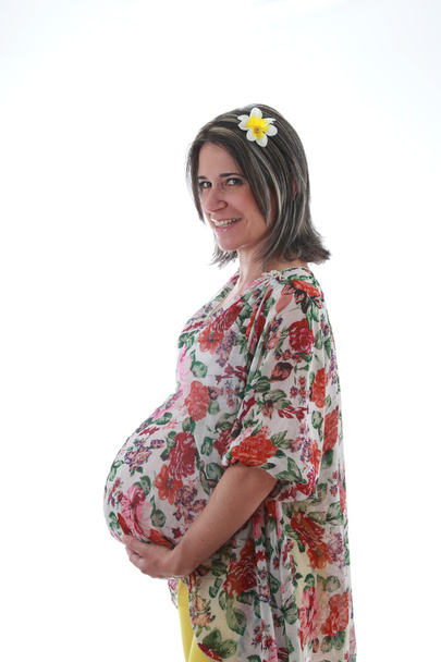 Mujer embarazada feliz - Foto, Imagen