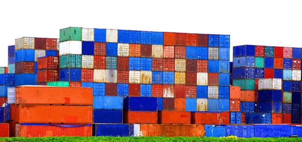 büyük metal konteynerler - Fotoğraf, Görsel