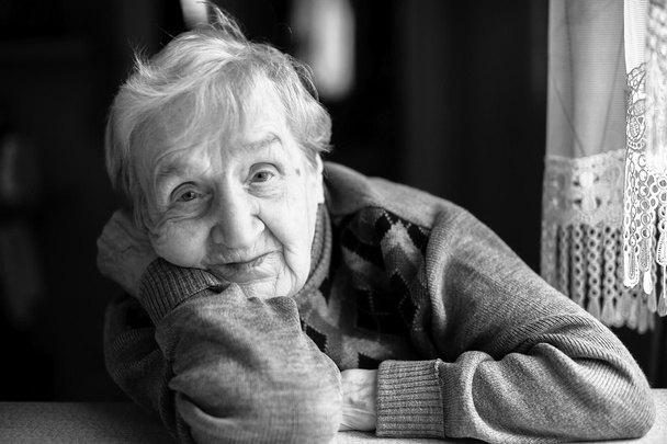 portrait of an elderly woman - Photo, Image