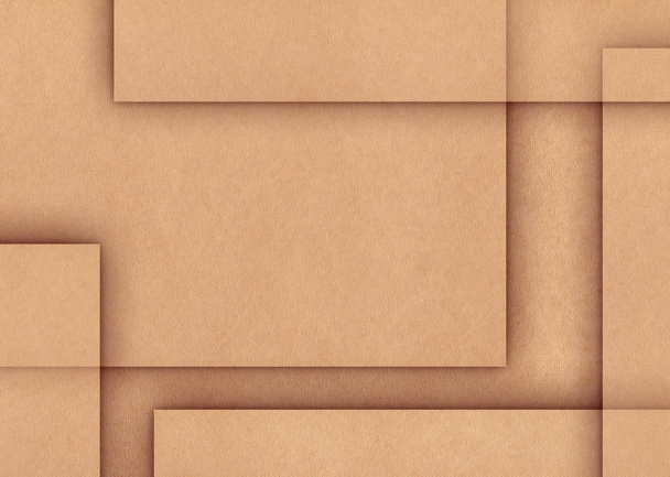 Vintage brown blank cardboard background - Foto, afbeelding