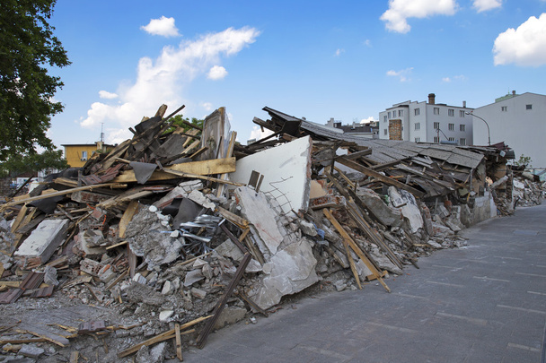 Construcciones demolidas en Belgrado, Serbia
 - Foto, Imagen
