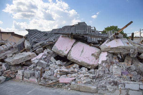 Abgerissene Gebäude in Belgrad, Serbien - Foto, Bild