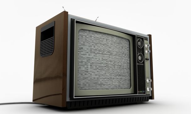Παλιά τηλεόραση - Φωτογραφία, εικόνα