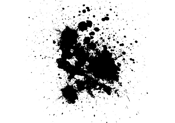Vektor schwarzer Tintenspritzer Hintergrund. Illustrationsvektordesign - Vektor, Bild