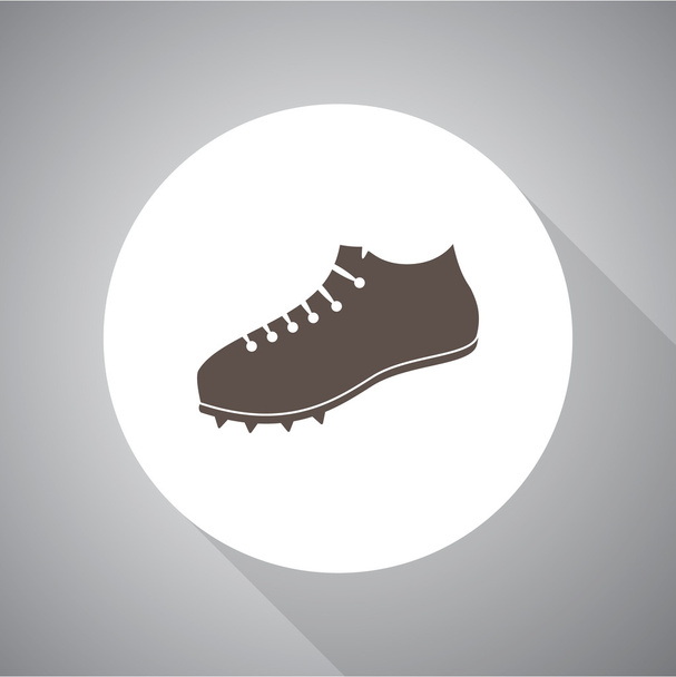 Running shoe vector icon - Vector, Image