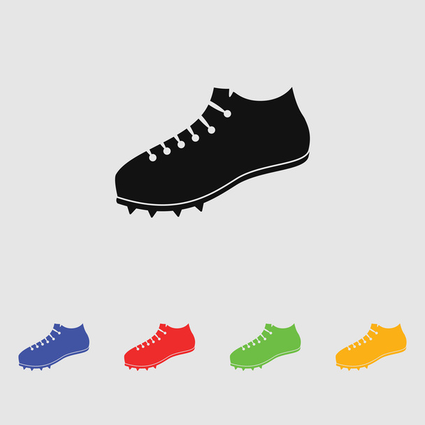 Running shoe vector icon - Vector, Image