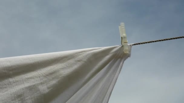 Clothes drying in the fresh air - Footage, Video