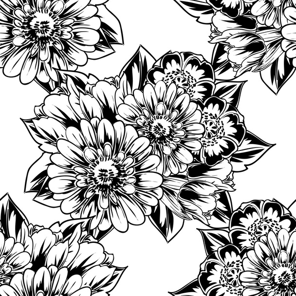 flower pattern background - ベクター画像