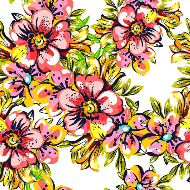 flower pattern background - Vector, Image