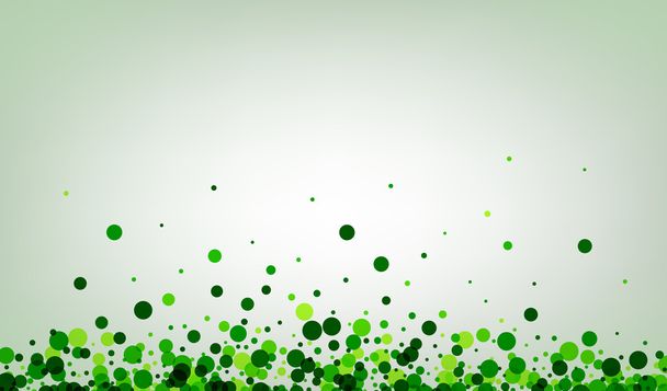 Background with green confetti - Vektor, Bild
