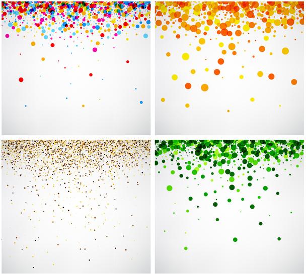Set of color backgrounds - Vector, Image