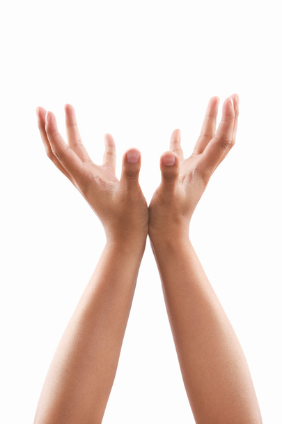 Supporting hand gesture - Foto, Imagen