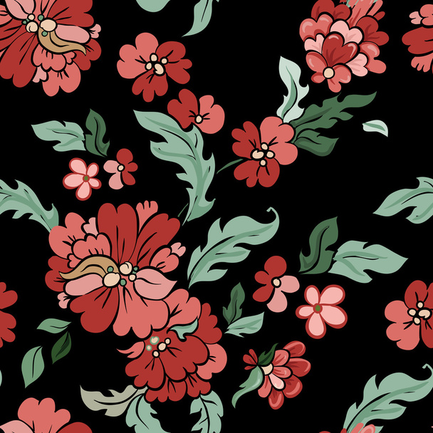 Beautiful floral seamless pattern . - Vector, afbeelding