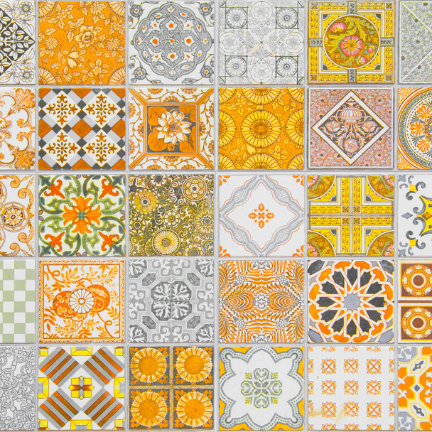 keramische tegels patronen - Foto, afbeelding