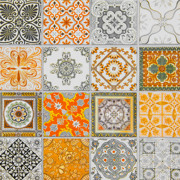 keramische tegels patronen - Foto, afbeelding