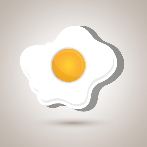 fried eggs design - Vector, Image