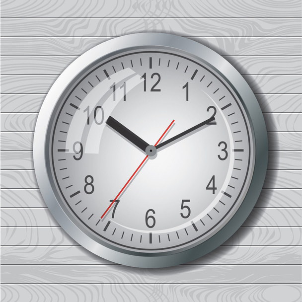 Wall mounted digital clock. - Vector, Image