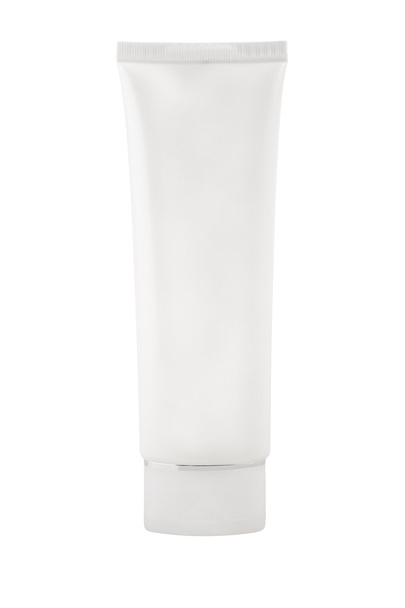Cosmetic tube isolated on white background - Photo, Image