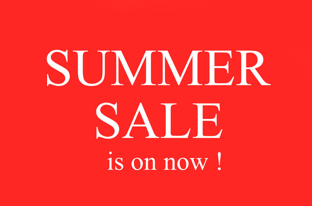 The words Summer Sale on background - Photo, Image